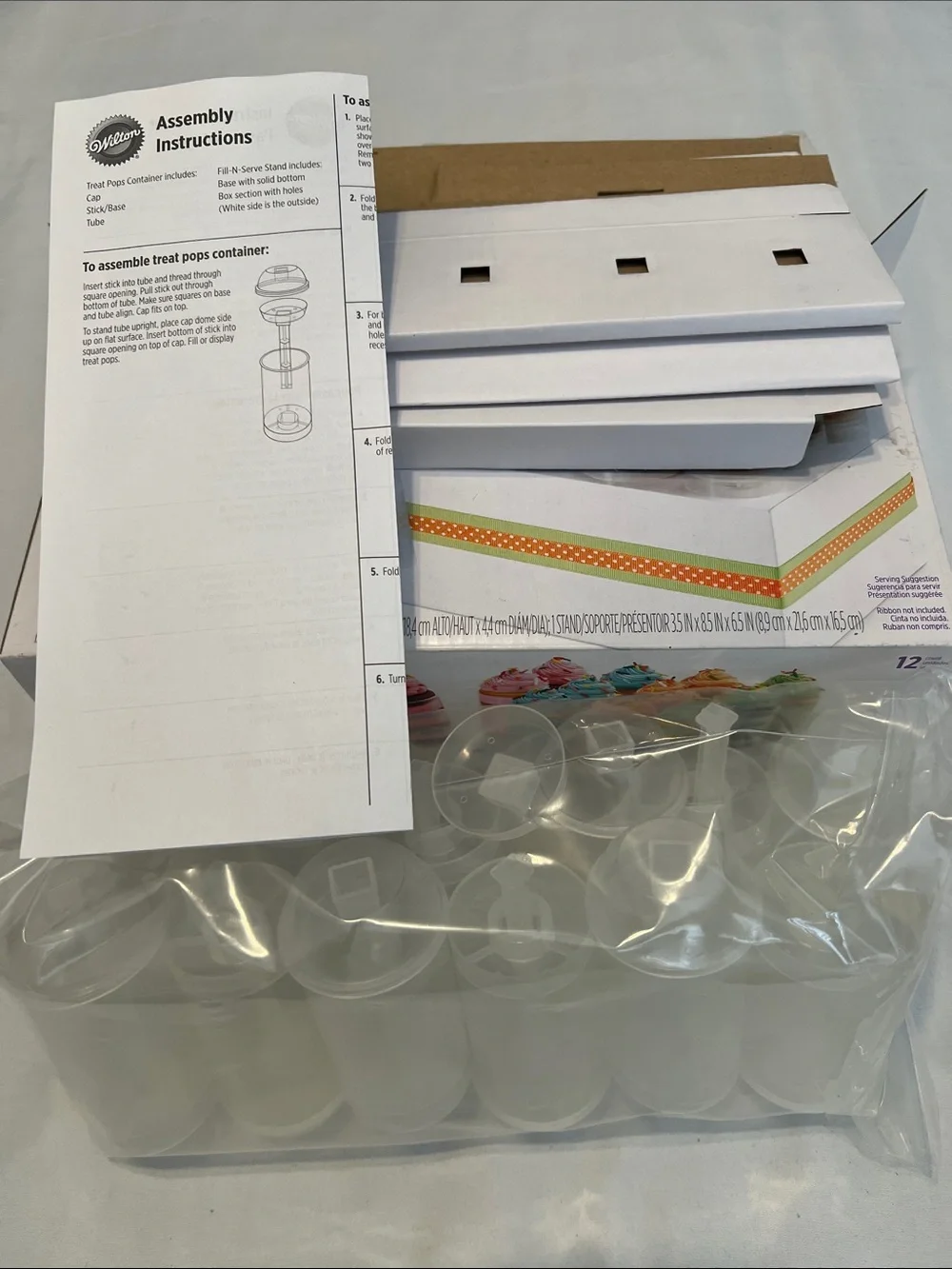 NIB Wilton Treat Pops Maker Display Set with extra Treat Pops and Stand